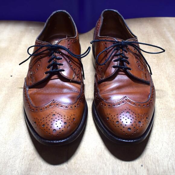 Allen Edmonds Strand Cap Toe Oxford Men’s 8D Walnut Leather Dress Shoes